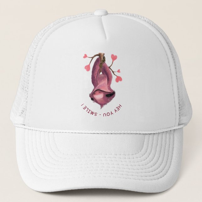 Gorra De Camionero Funny Romantic Smile Trucker Hat (Anverso)