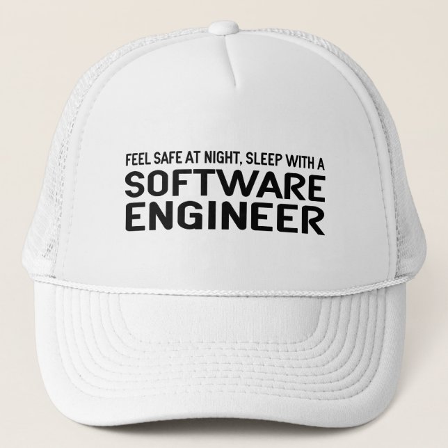Gorra De Camionero Funny Software Engineer (Anverso)