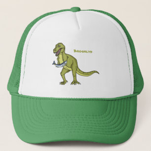 Gorra De Camionero Funny T rex dinosaur ilustracion