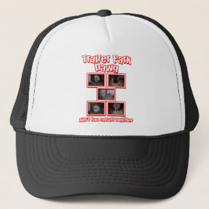 Gorra De Camionero Funny Trailer Park Dawg Red