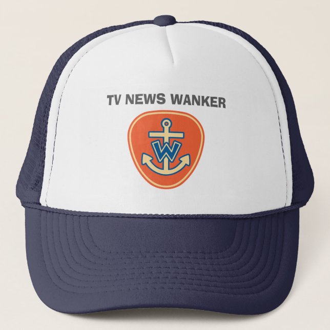 Gorra De Camionero Funny TV News Anchor (Anverso)