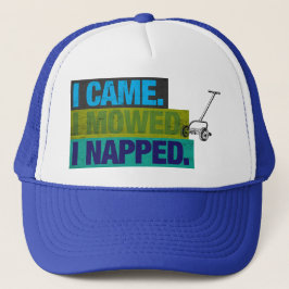 Gorra De Camionero Funny vintage lawn mower mowing dad joke honey do 