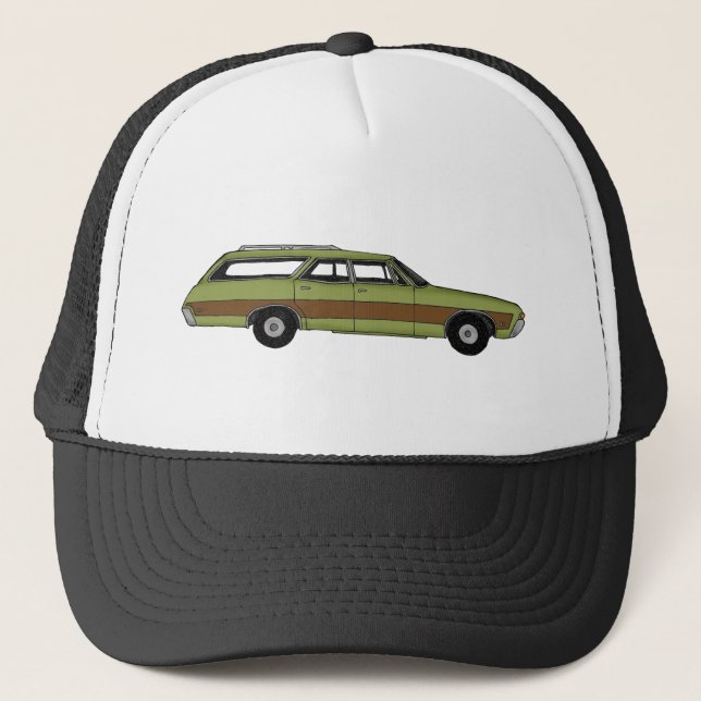 Gorra De Camionero furgoneta retra (Anverso)
