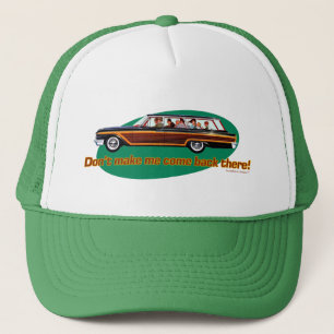 Gorra De Camionero Furgoneta retra (Brown y verde)
