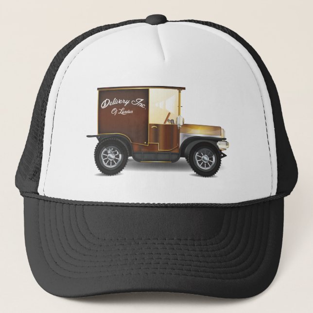 Gorra De Camionero Furgoneta Vintage (Anverso)