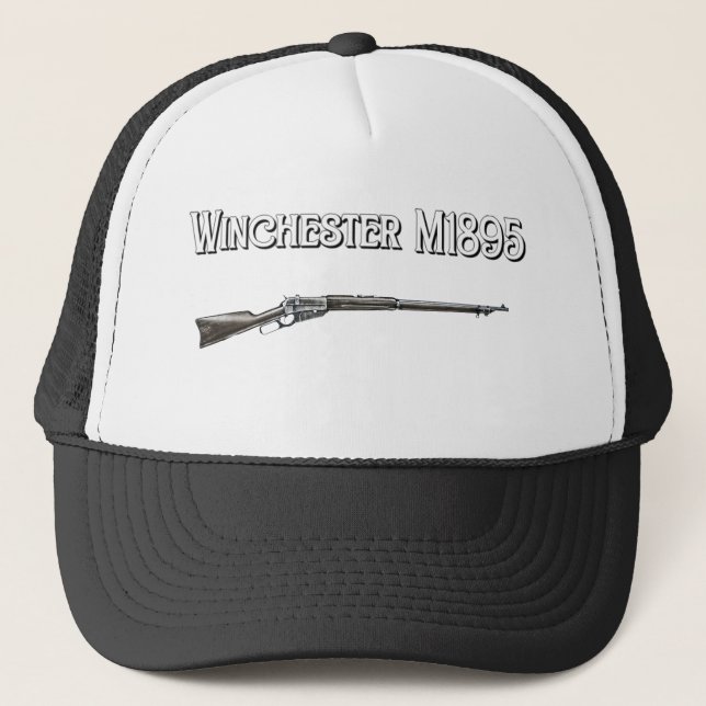 Gorra De Camionero Fusil de acción de palanca Winchester M1895 (Anverso)