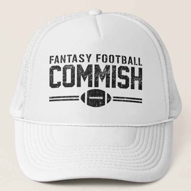 Gorra De Camionero Fútbol Commish de la fantasía (Anverso)