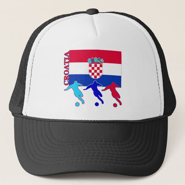 Gorra De Camionero Fútbol Croacia (Anverso)