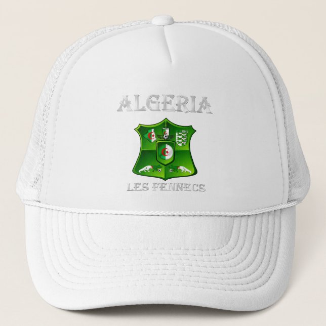 Gorra De Camionero Fútbol de Argelia (Anverso)