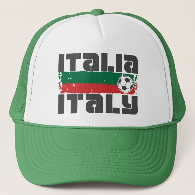 Gorra De Camionero Fútbol de Italia (Anverso)