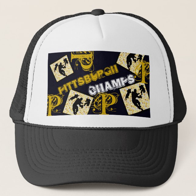 GORRA DE CAMIONERO FÚTBOL DE PITTSBURGH (Anverso)