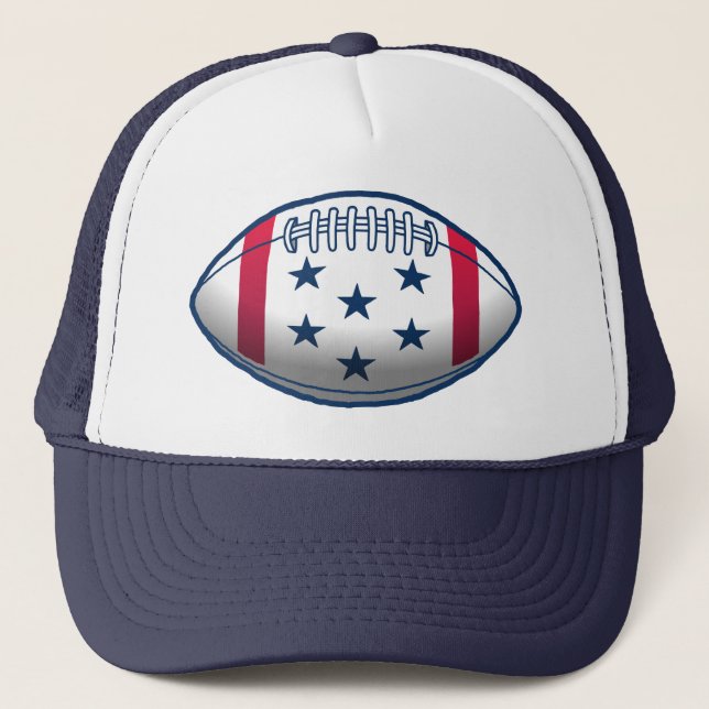 Gorra De Camionero Fútbol del 4 de Julio (Anverso)