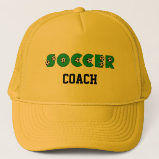 Gorra De Camionero Fútbol en verde