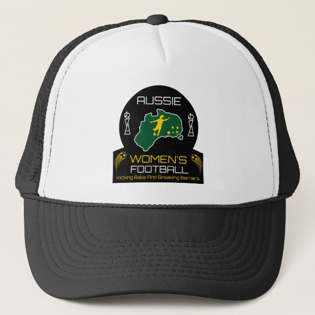 Gorra De Camionero Fútbol femenino australiano (Anverso)