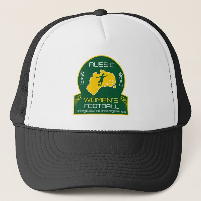 Gorra De Camionero Fútbol femenino australiano (Anverso)