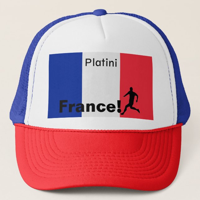 Gorra De Camionero Fútbol Francia, personalizable (Anverso)