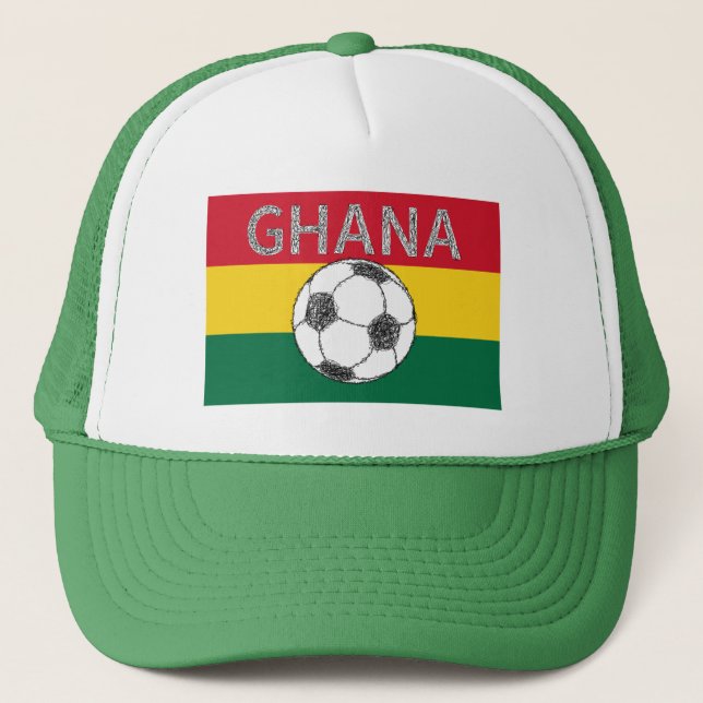 Gorra De Camionero Fútbol, Ghana (Anverso)