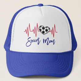 Gorra De Camionero Fútbol Mamá latido