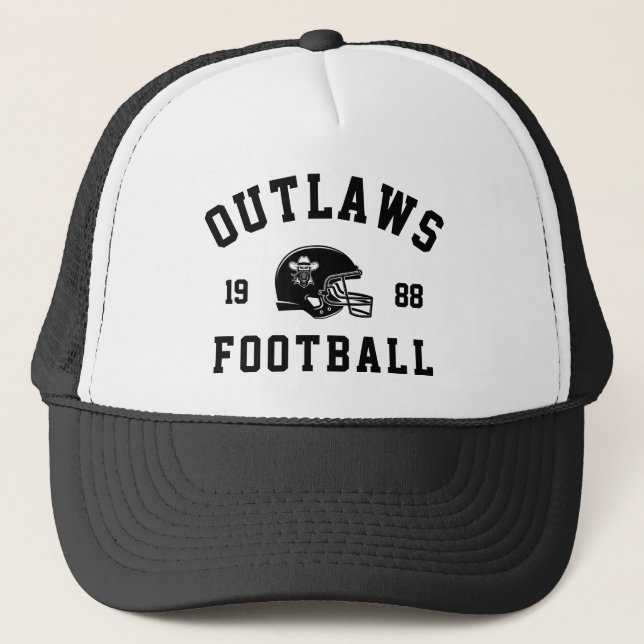 Gorra De Camionero Fútbol Outlaws  (Anverso)