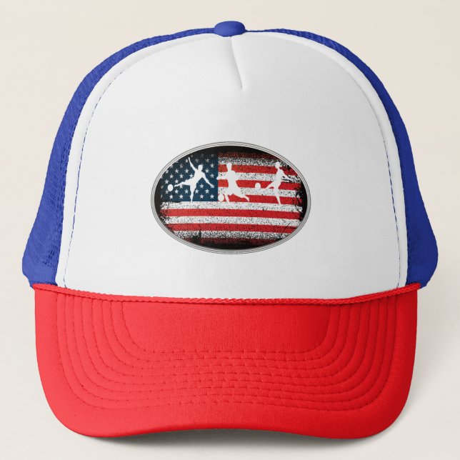 Gorra De Camionero Fútbol Playa Americkot (Anverso)