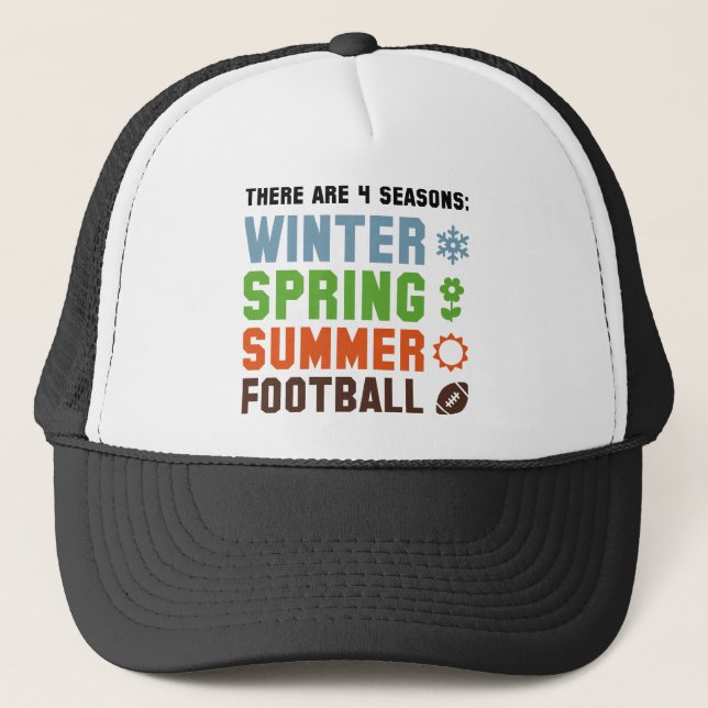 Gorra De Camionero Fútbol por Temporadas 4 (Anverso)