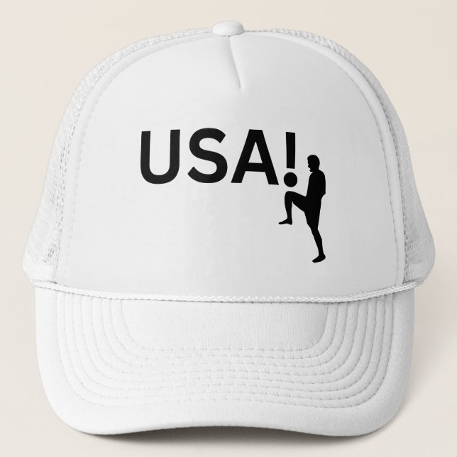 Gorra De Camionero Futbolista de Estados Unidos (Anverso)