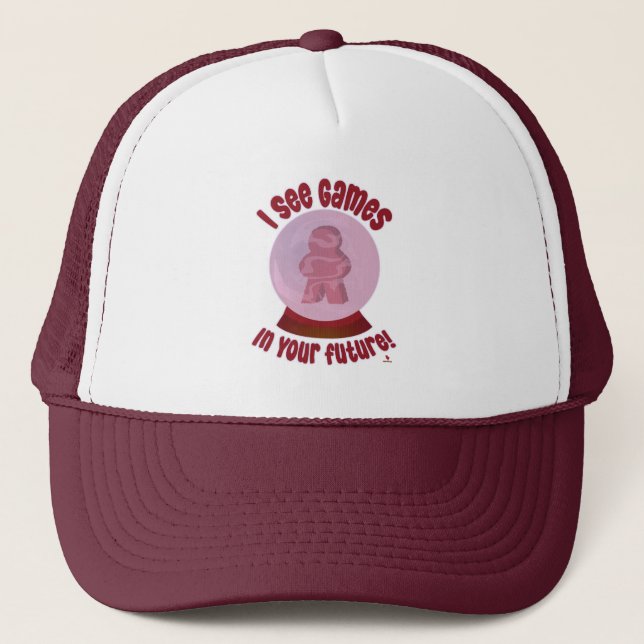 Gorra De Camionero Future Games Crystal Ball Motto Gamer Fun (Anverso)