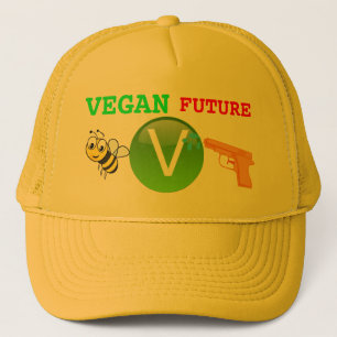 Gorra De Camionero Futuro del vegano (arma de la abeja V)