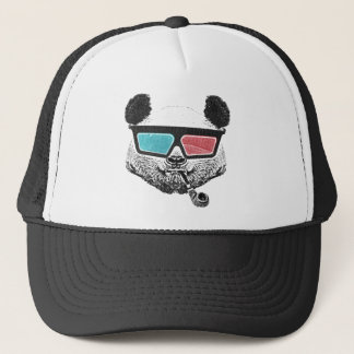 Gorra De Camionero Gafas 3D de panda de época