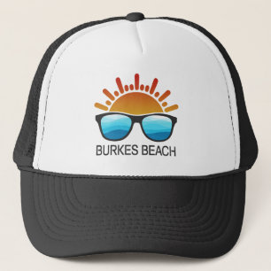 Gorra De Camionero Gafas de sol Burkes Beach Carolina del Sur