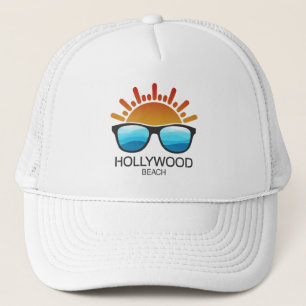 Gorra De Camionero Gafas de sol de Hollywood Beach Florida