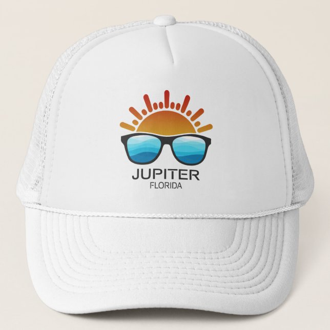 Gorra De Camionero Gafas de sol de Júpiter Florida (Anverso)