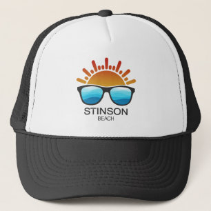 Gorra De Camionero Gafas de sol de Stinson Beach California