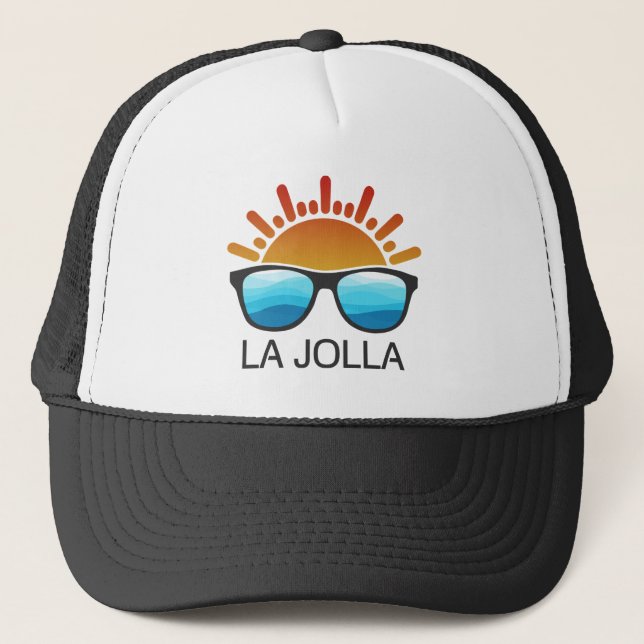Gorra De Camionero Gafas de sol La Jolla California (Anverso)