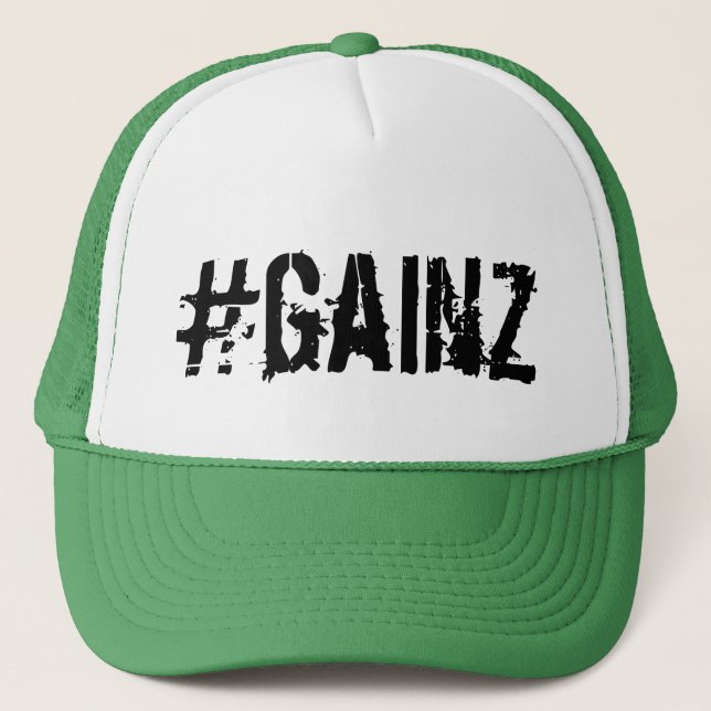GORRA DE CAMIONERO #GAINZ (Anverso)