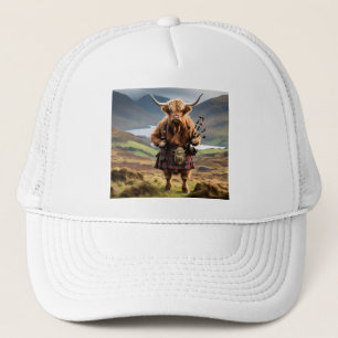 Gorra De Camionero Gaita de la bolsa del ganado de las Tierras Altas 