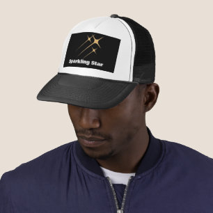 Gorra De Camionero Galaxia Noche Brillante Estrellas Luz Estado de Án