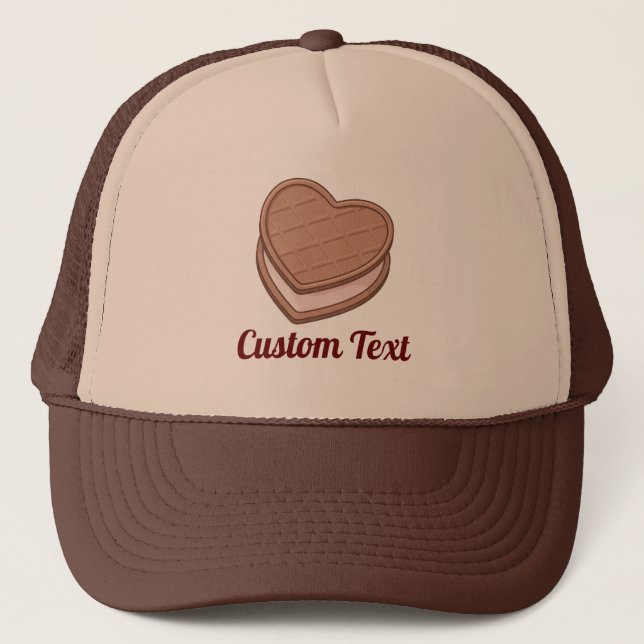 Gorra De Camionero Galleta de corazón (Anverso)