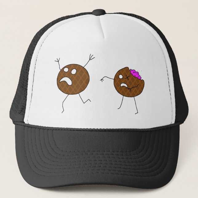 Gorra De Camionero Galleta del zombi (Anverso)