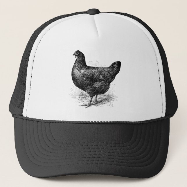 Gorra De Camionero gallina negra de Java (Anverso)