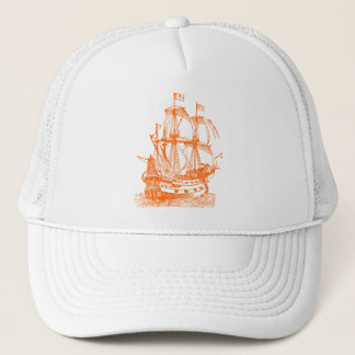 Gorra De Camionero Gallión - Naranja