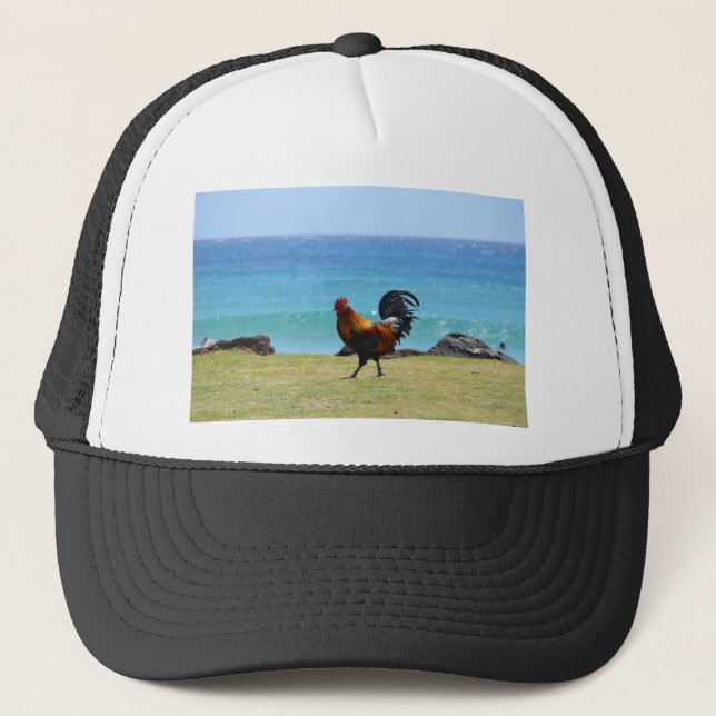 Gorra De Camionero Gallo de Kauai (Anverso)