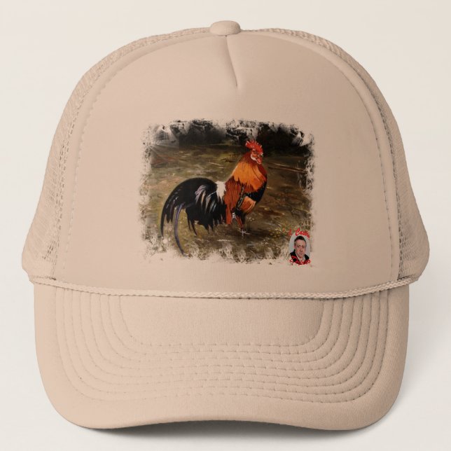 Gorra De Camionero Gallo/Galo/Rooster (Anverso)