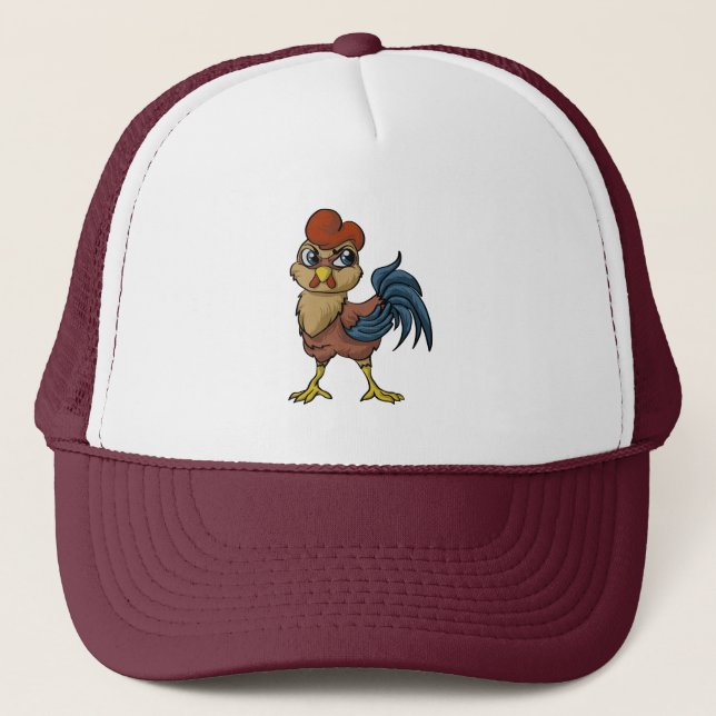 Gorra De Camionero ¡Gallo resistente! (Anverso)