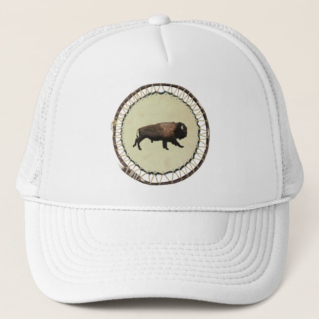 Gorra De Camionero Galloping Bison (Anverso)