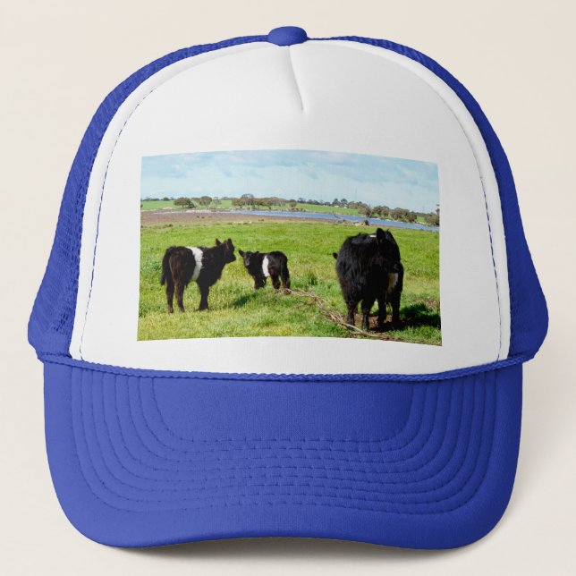 Gorra De Camionero Galloway Cow Family, (Anverso)