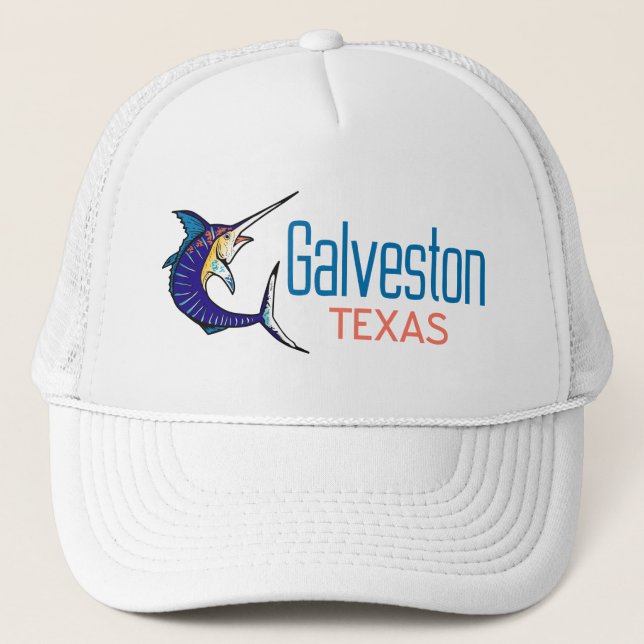 Gorra De Camionero Galveston Texas (Anverso)