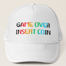 Gorra De Camionero Game Over Insert Coin
