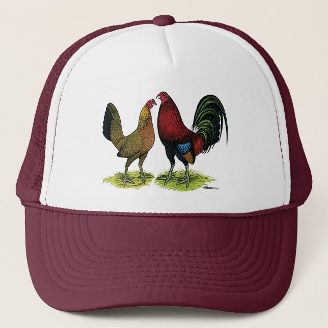 Gorra De Camionero Gamefowl Pair (Anverso)