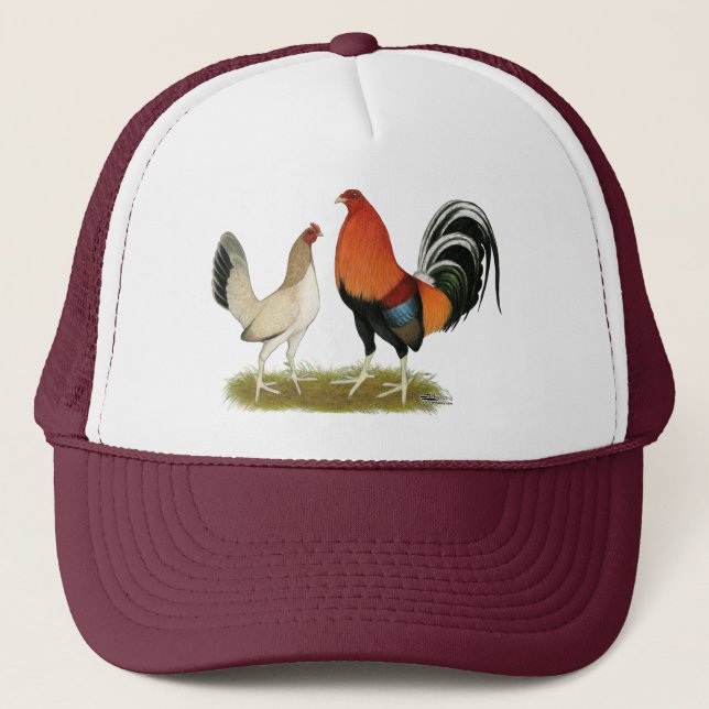 Gorra De Camionero Gamefowl Wheatens (Anverso)